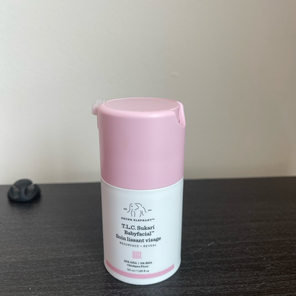 Drunk Elephant T.L.C Baby sukari babyfacial AHA+BHA mask